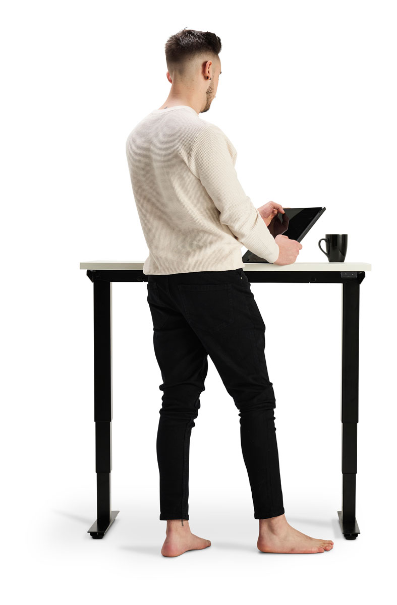The Mini Anthracite frame has now launched - Height Adjustable Desk By Lavoro Design
