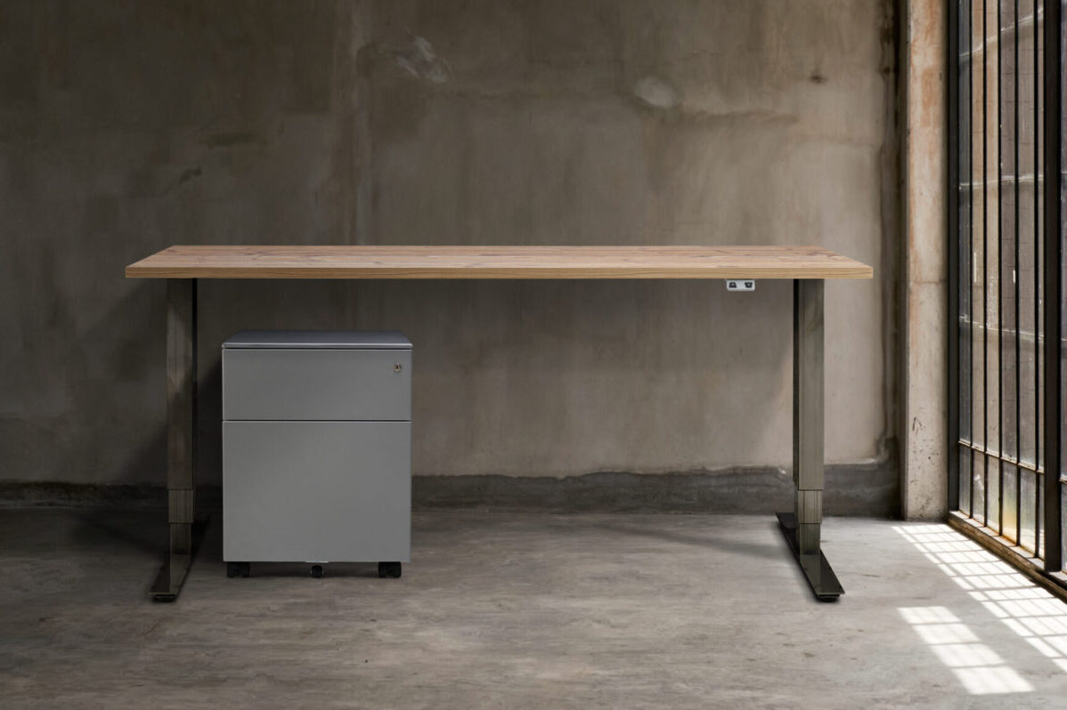 Forge standing desk by Lavoro Design