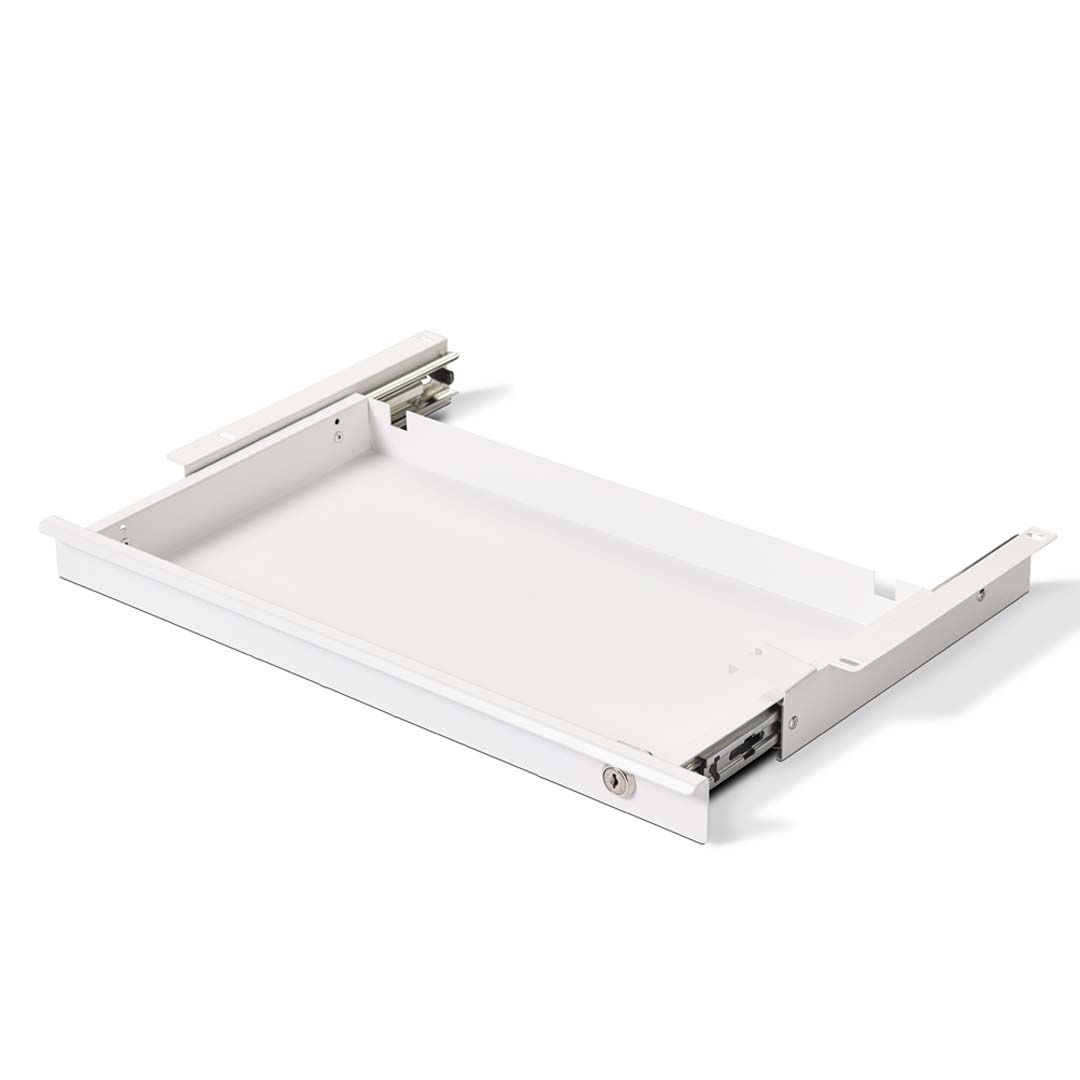 White Vault Medium 500 - Height Adjustable Desks By Lavoro Design